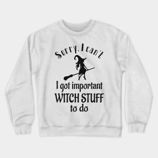 Halloween Witch Women Funny Sayings Gift Crewneck Sweatshirt